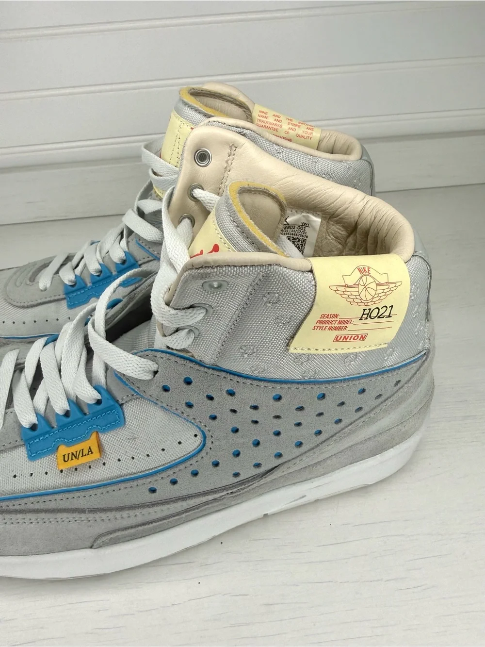 Union LA x Air Jordan 2 Retro SP 'Grey Fog' DN3802-001 Men's Size 10 No Box